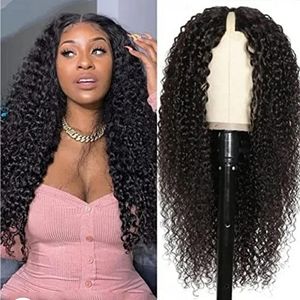 V-Part Human hair wig